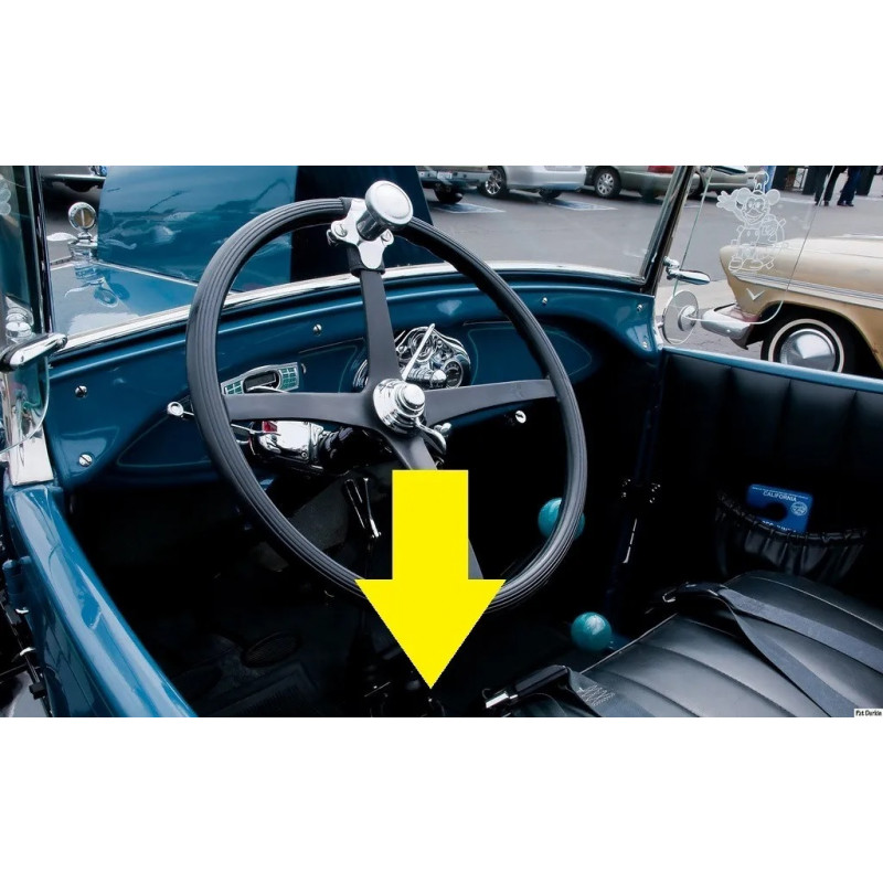 Coifa Câmbio Com Acabamento Cromado Ford A 1928 a 1931 Importado