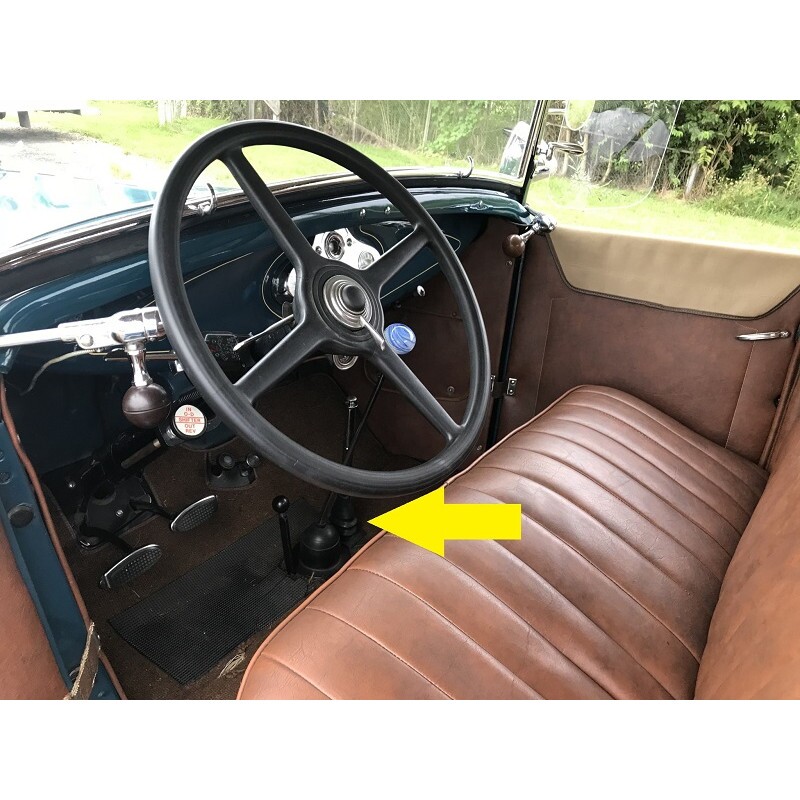 Coifa Freio de Mão Ford A 1928 a 1936 com Acabamento Galvanizado Fordinho