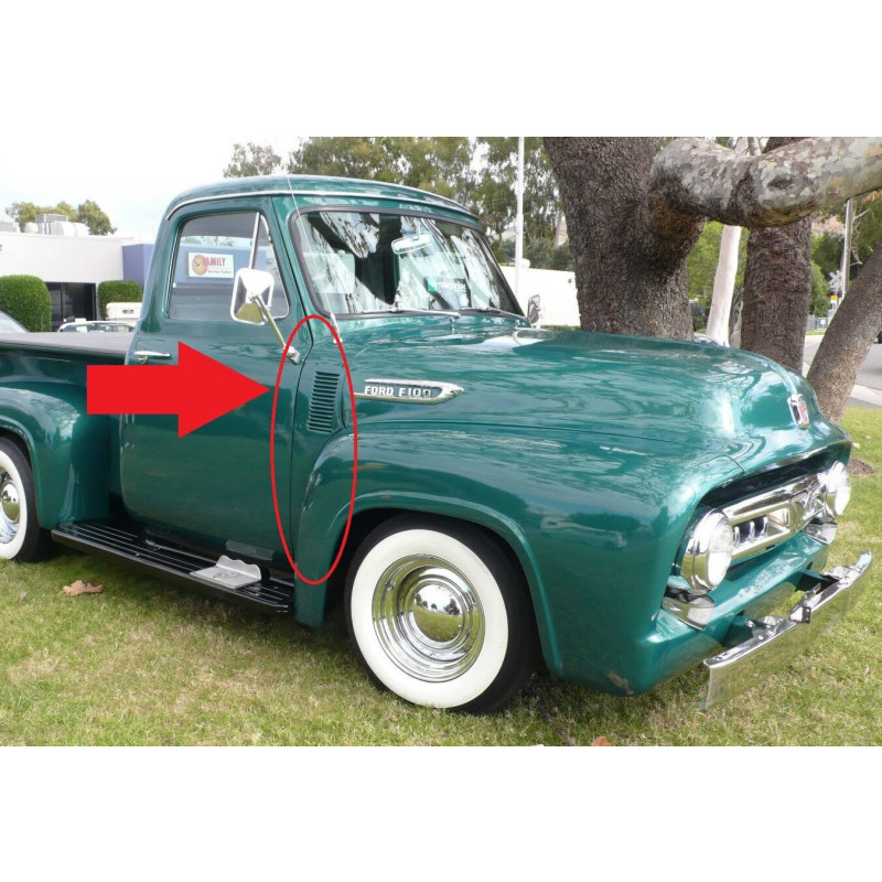 Reparo Coluna Entre Porta e Paralama Direito F-100 1953 à 1961