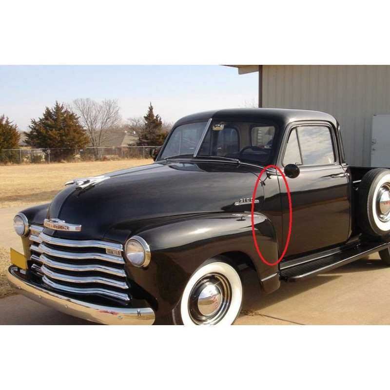 Reparo Coluna Entre Porta e Paralama Boca Sapo Bagre Esquerdo 1947 à 1955