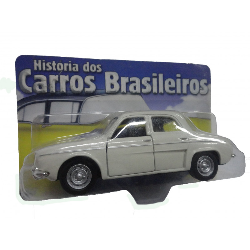 Miniatura Willys Duaphine História dos Carros Brasileiros Lacrado
