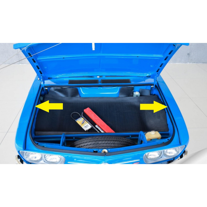 Galão Debrum Paralama Dianteiro Brasilia Branco - Par