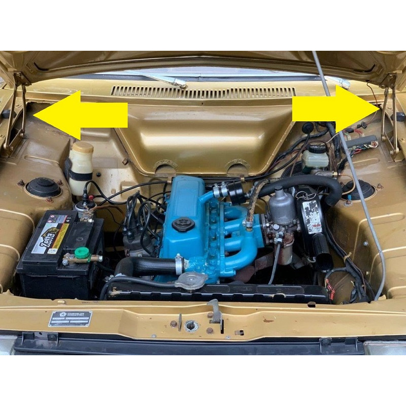 Dobradiça Braço Capô Dodge Polara Dodginho Original Usado - Par