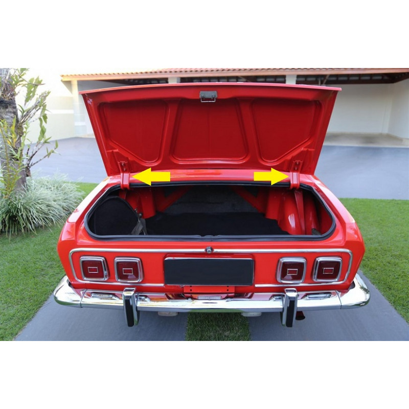 Dobradiça Braço Porta Malas Corcel 1971 a 1977 Original Nova Par