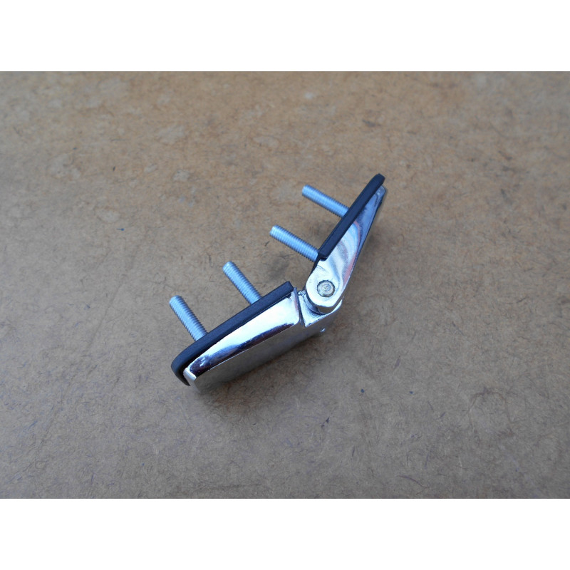 Dobradiça Externa P/ Capota de Fibra ou Tampão Maritimo Cromada