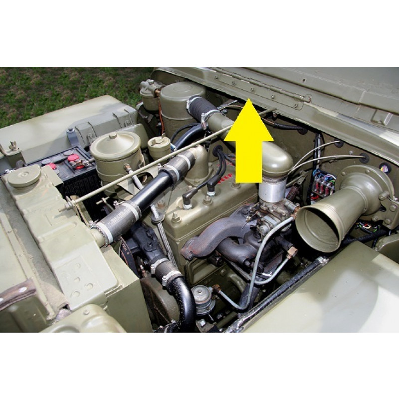 Dobradiça do Capô Jeep Willys CJ3 49 à 53 Reprodução Nova