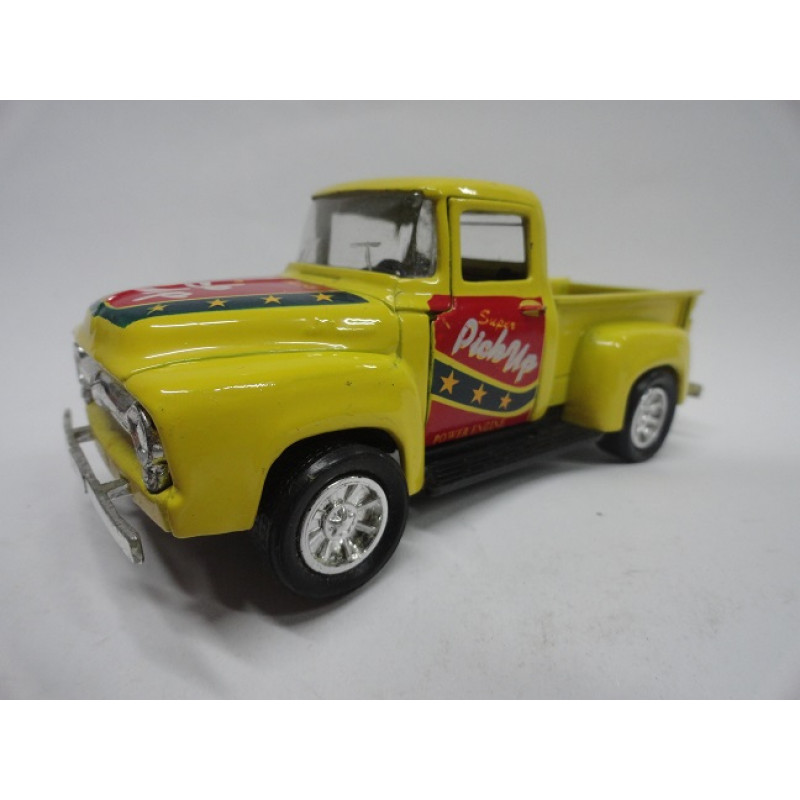 Miniatura Ford F-100 1956 e 59 à 61 Amarela Nova