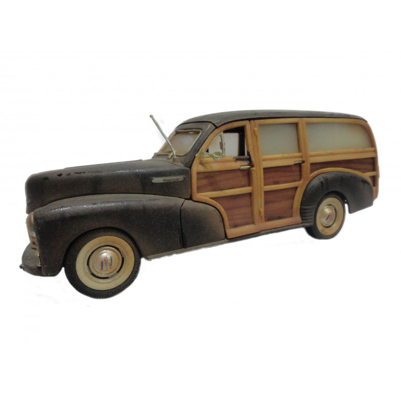 Miniatura Chevrolet Fleetmaster 1948 Woody 1:24 Customizada Usada