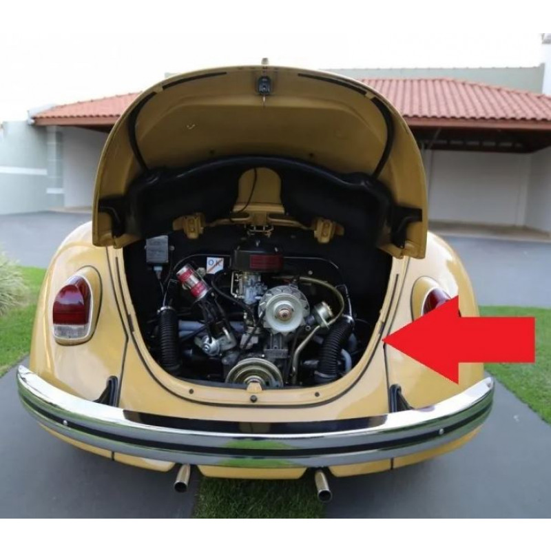 Borracha Tampa Traseira Motor Fusca Para Encaixe