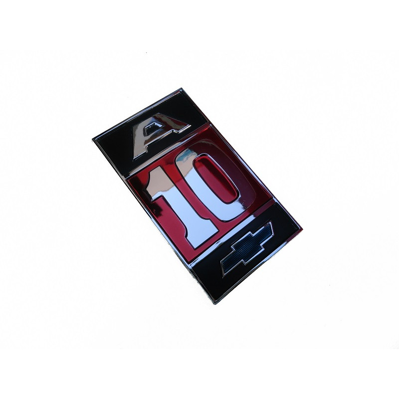 Emblema  A-10 Álcool Original Pick Up Chevrolet Novo Com Caixa Par