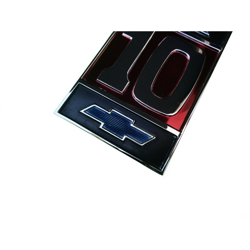 Emblema  A-10 Álcool Original Pick Up Chevrolet Novo Com Caixa Par