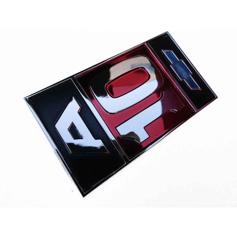 Emblema  A-10 Álcool Original Pick Up Chevrolet Novo Com Caixa Par