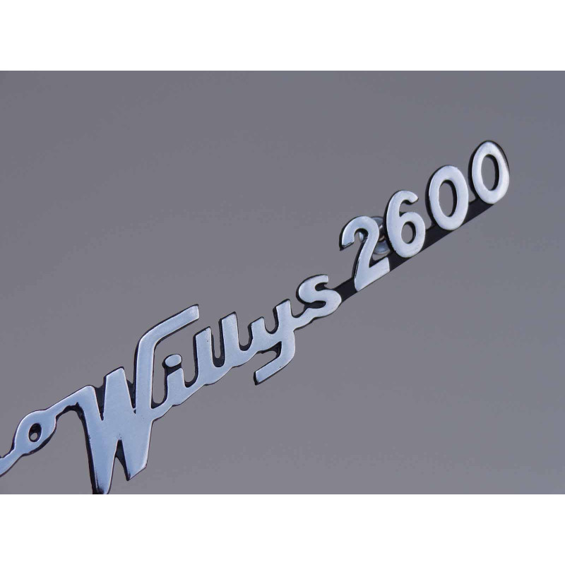 Emblema Lateral Paralama Aero Willys 2600 - Unitário