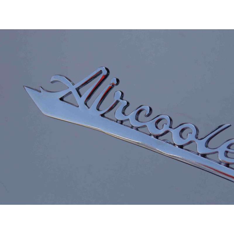 Emblema Aircooled Capô Tampa Volkswagen Fusca Metal Cromado