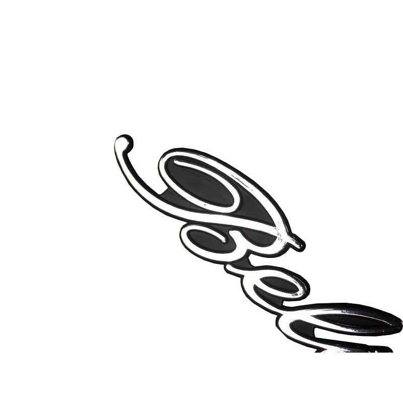 Emblema Belina I e II Manuscrito Plástico Cromado Unitário