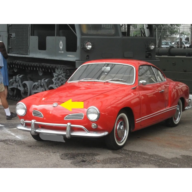 Emblema Brasão Frontal Karmann Ghia Cromado