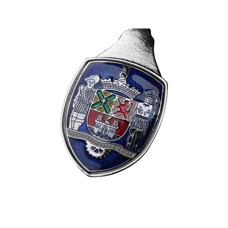 Emblema Brasão Paulistarum Capô Fusca 1959 a 1966 Grande