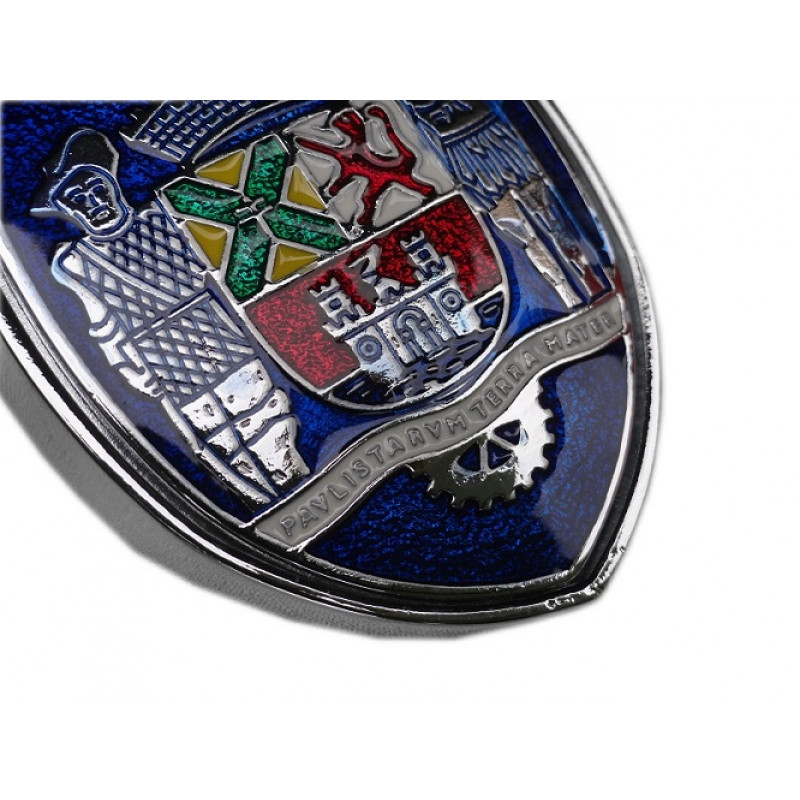 Emblema Brasão Paulistarum Capô Fusca 1959 a 1966 Grande