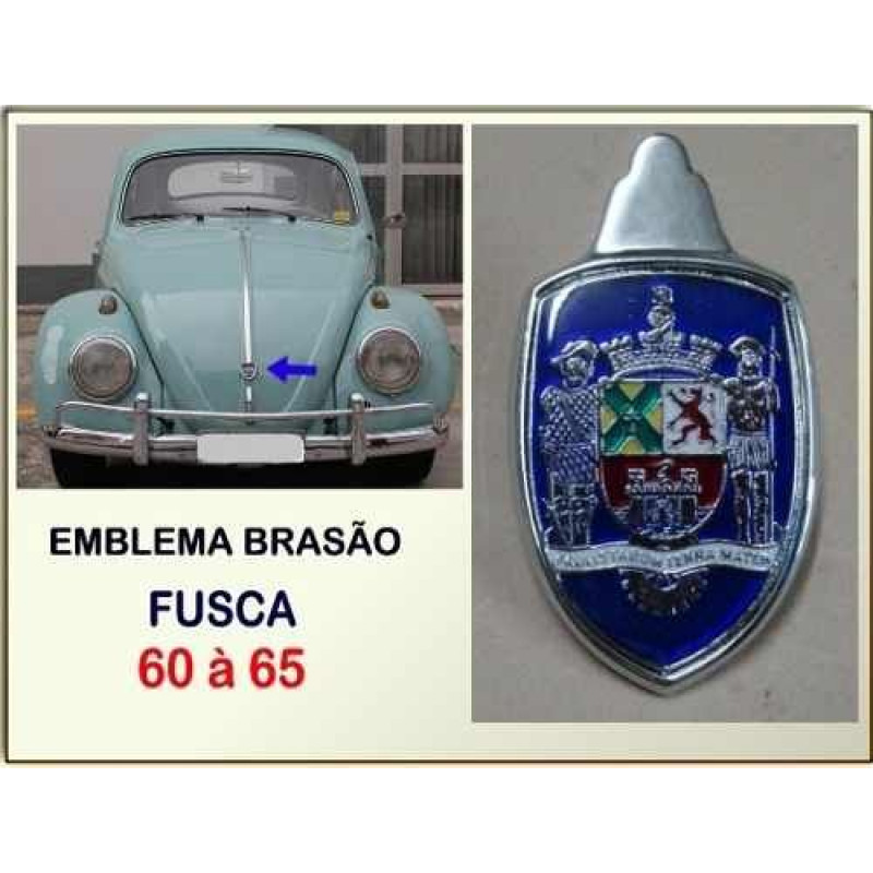 Emblema Brasão Paulistarum Fusca 60 à 65 Brasileiro