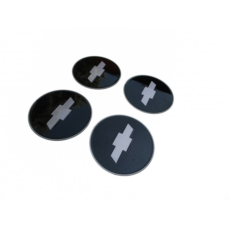 Emblema Calota Roda D-10 C-10 Super Luxo Chapinha Logo - Jogo