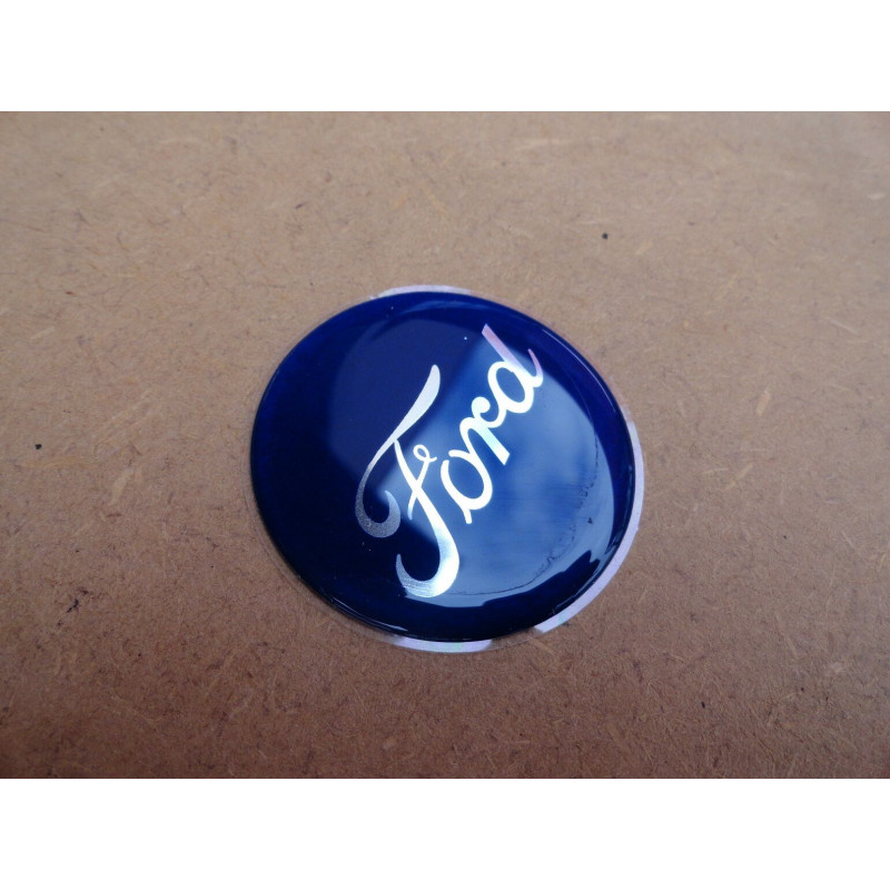 Emblema Calota Adesivo Ford Resinado 48mm - Jogo C/ 4