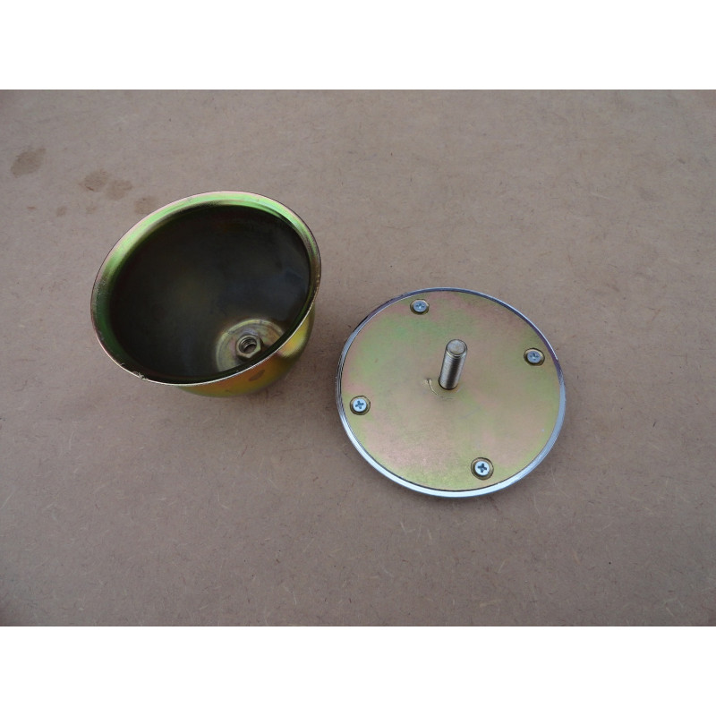 Emblema Central da Calota + Copo de Fixação Landau Galaxie LTD 1976 em diante - Jogo