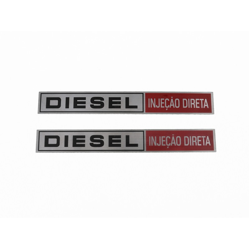 Chapinha Emblema Caminhão Ford Diesel Injeção Direta Par