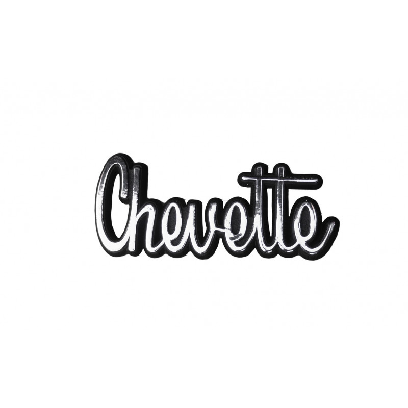 Emblema Chevette Capô ou Traseira até 1979 Cromado Plástico - Unitário