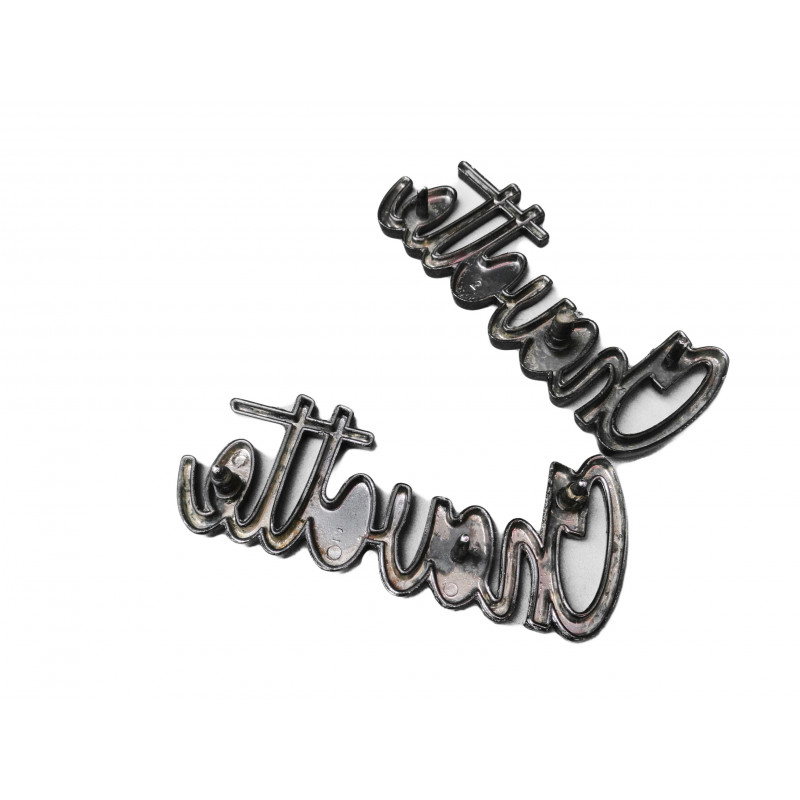 Emblema Chevette até 79 Capô e Traseira Original GM Restaurado Par