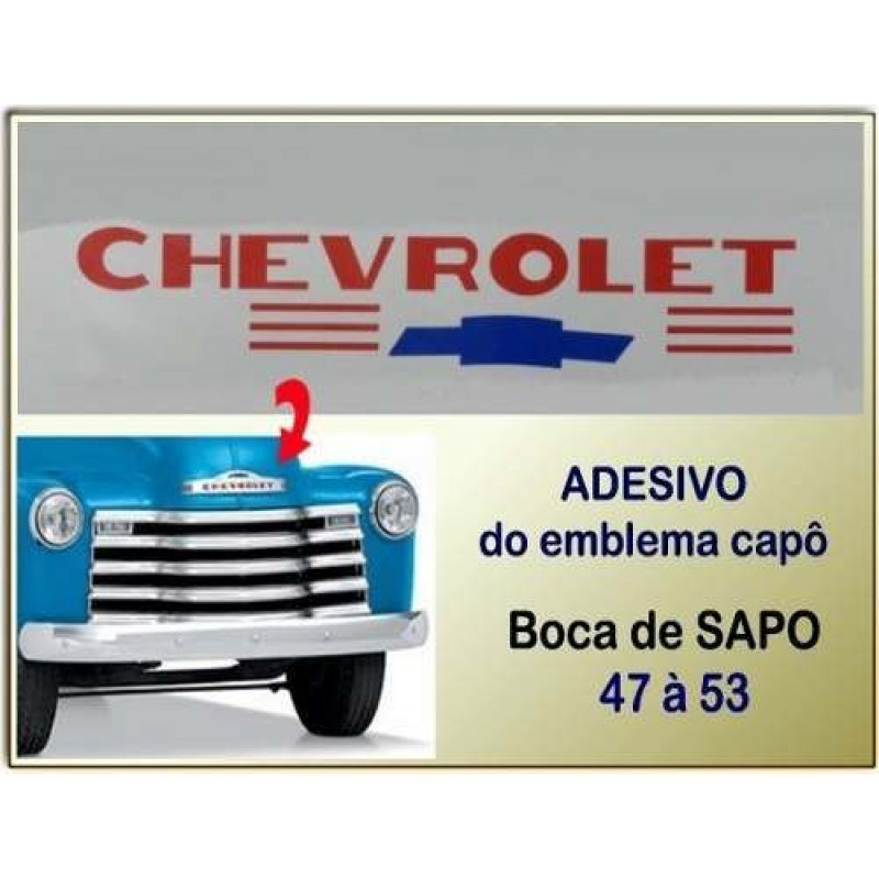 Emblema Chevrolet (Adesivo)