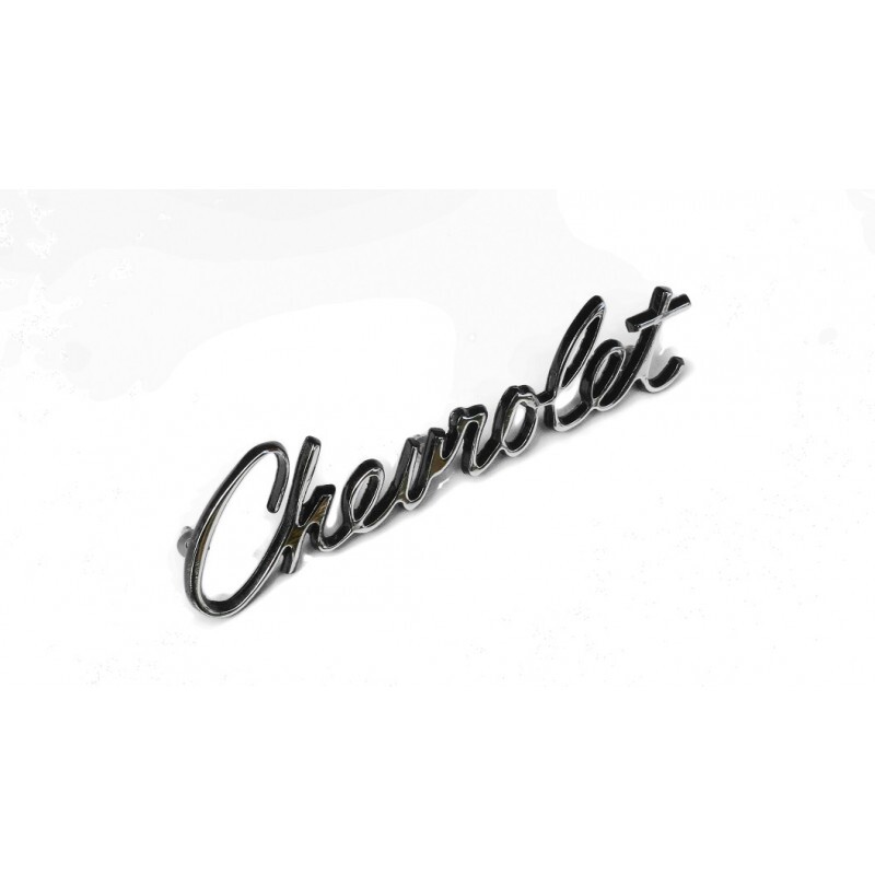 Emblema Chevrolet Opala 71 a 74 da Grade Bico do Capô e Traseira Contorno Preto
