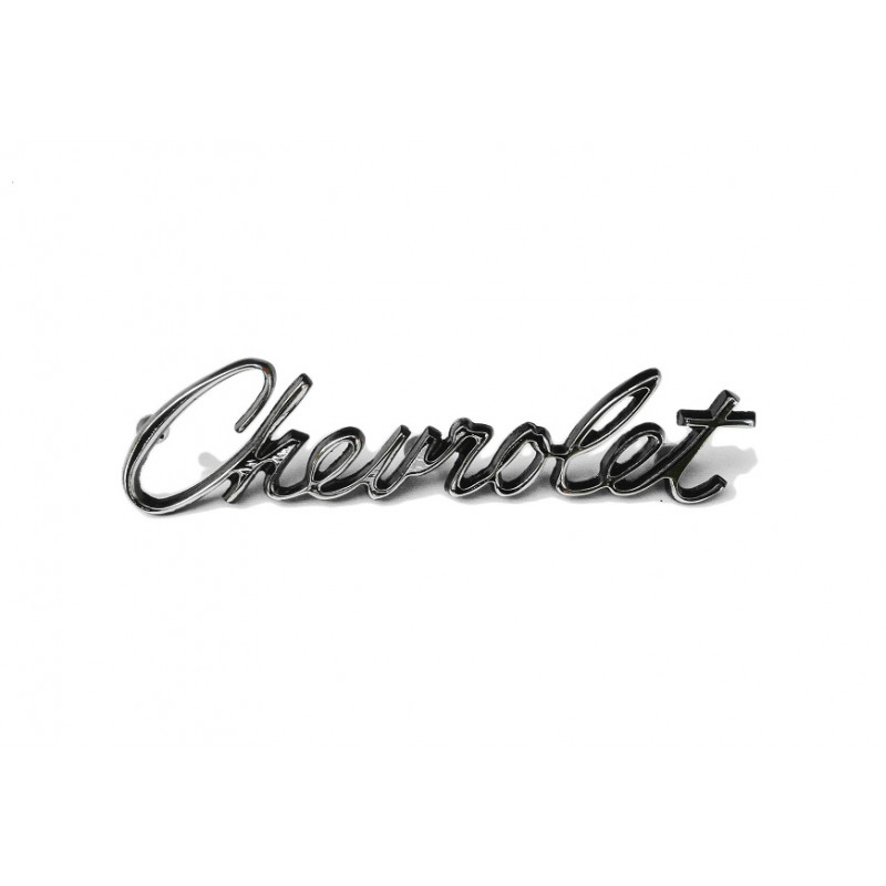 Emblema Chevrolet Opala 71 a 74 da Grade Bico do Capô e Traseira Contorno Preto