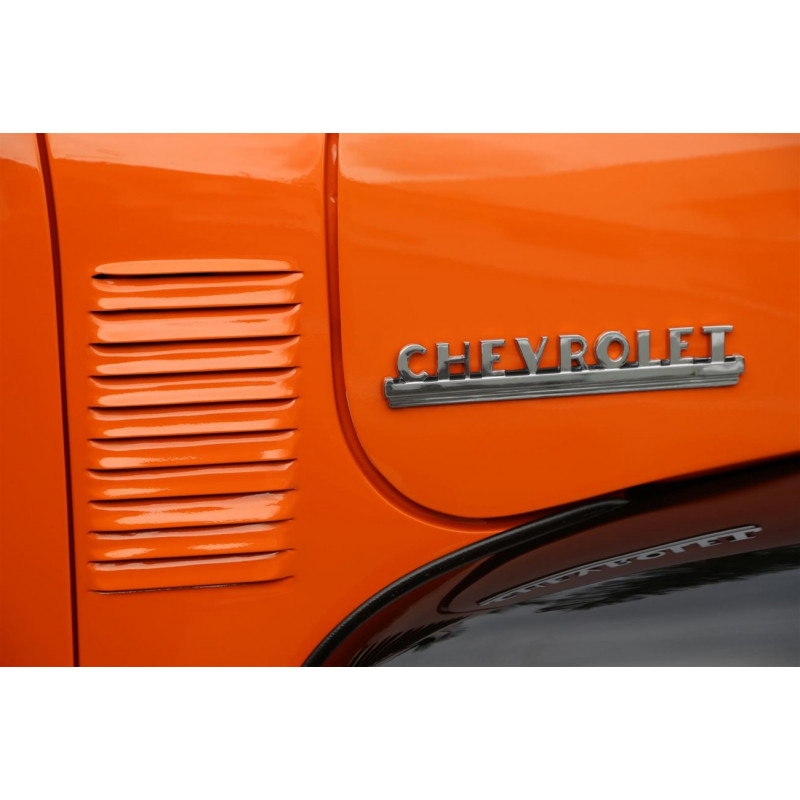 Emblema Chevrolet Boca Sapo 1947 a 1953 Novo Cromado Lateral Capô