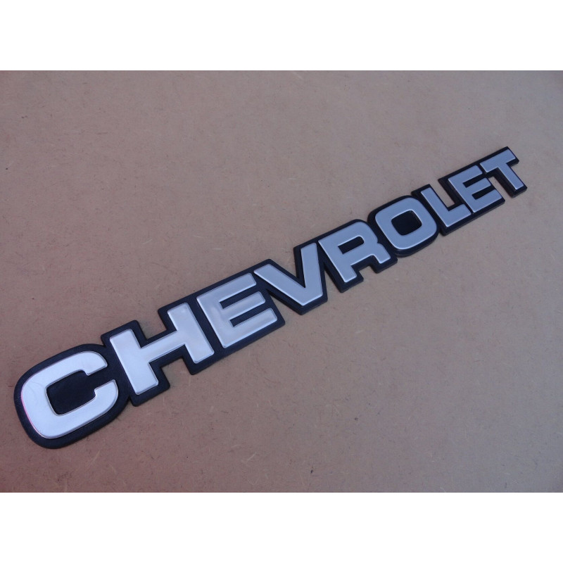Emblema Chevrolet Tampa Traseira D-20 Veraneio Bonanza 1985 a 1996 Novo