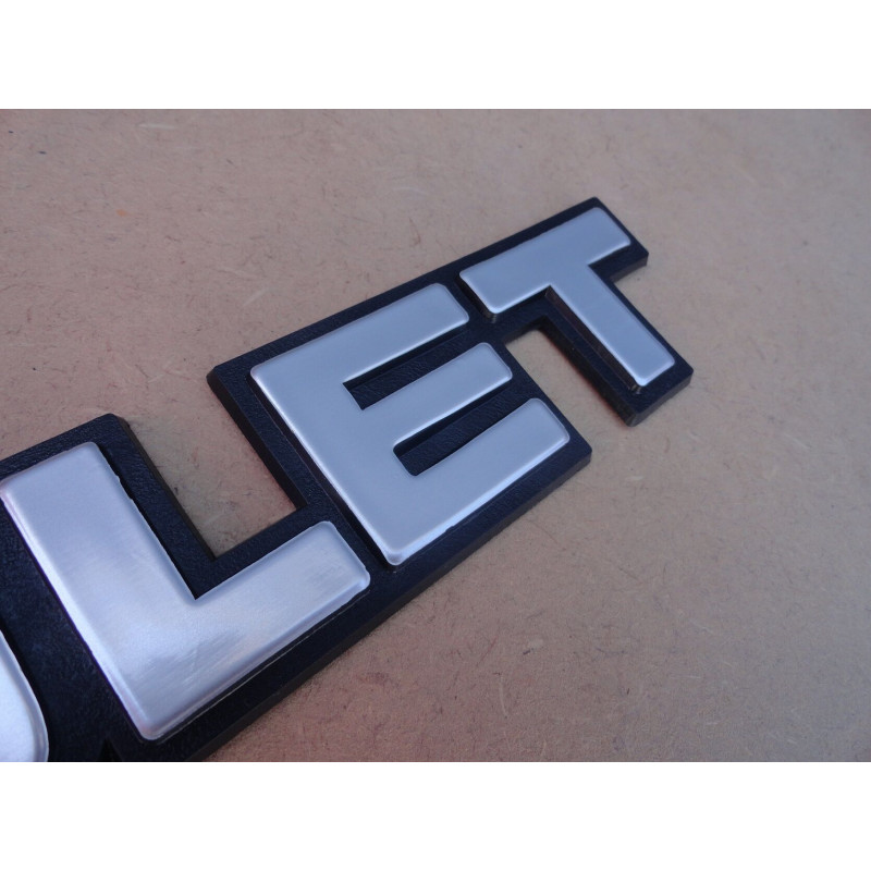 Emblema Chevrolet Tampa Traseira D-20 Veraneio Bonanza 1985 a 1996 Novo