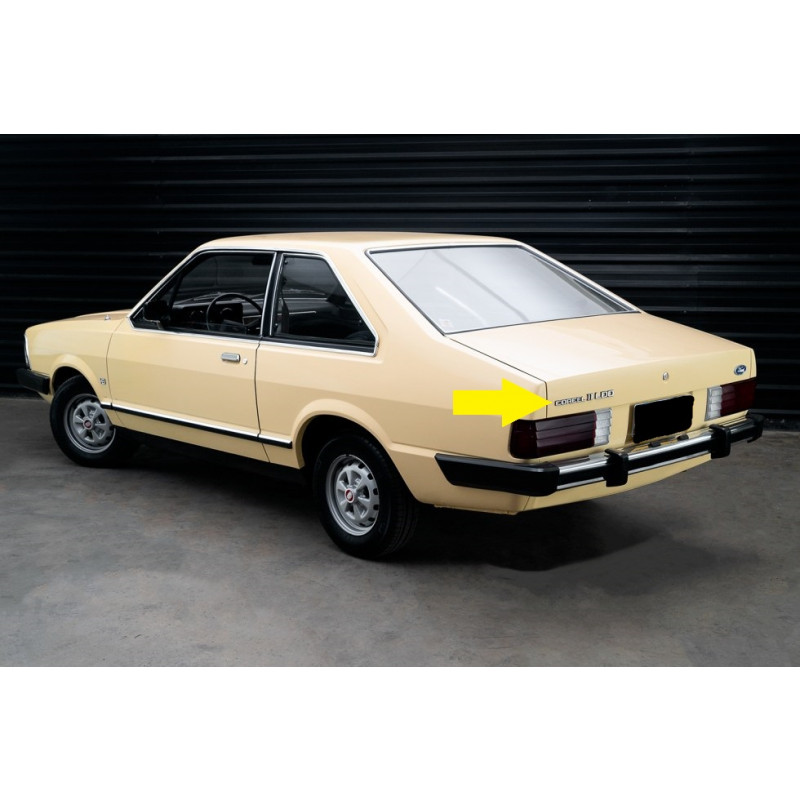 Emblema Corcel II LDO da Traseira Corcel II e Belina 2 até 1984 - Jogo