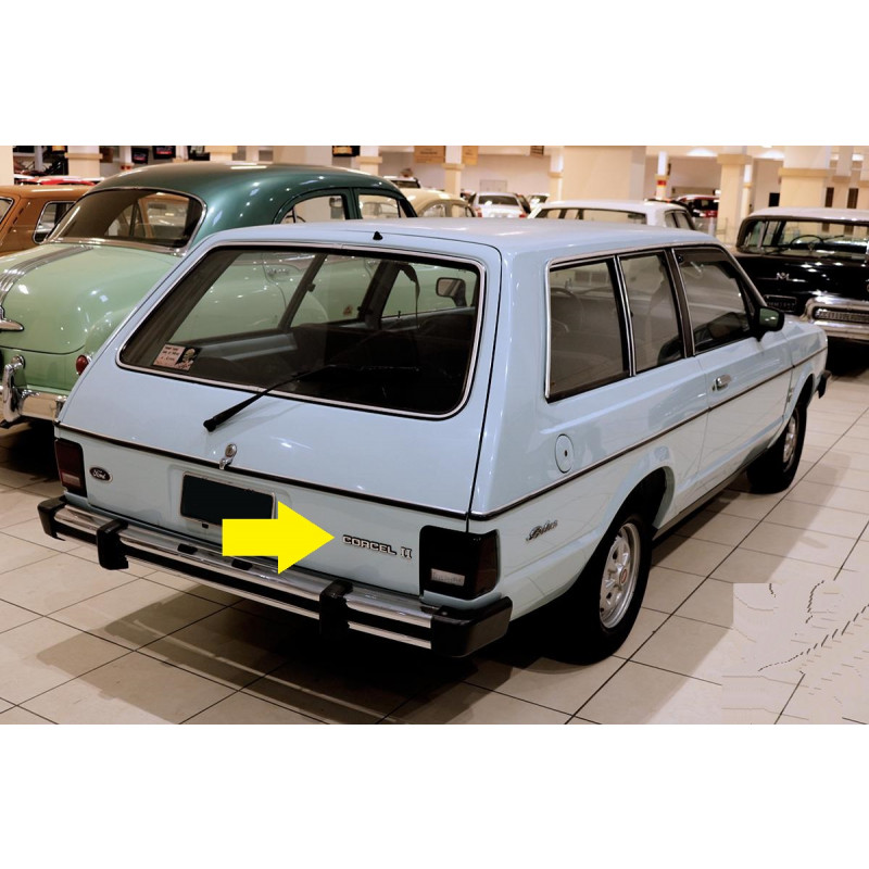 Emblema Corcel II da Traseira Corcel 2 Belina 2 até 1984 Novo - Jogo