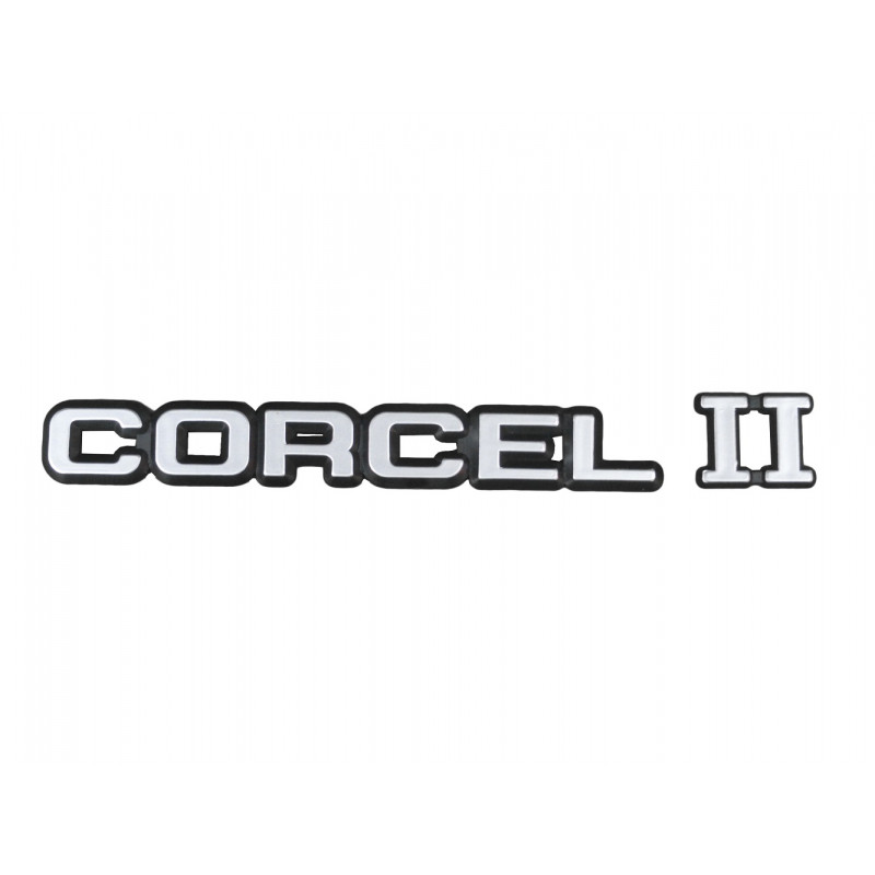 Emblema Corcel II da Traseira Corcel 2 Belina 2 até 1984 Novo - Jogo