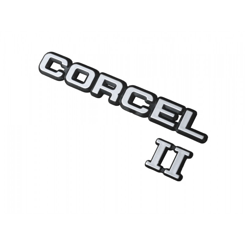 Emblema Corcel II da Traseira Corcel 2 Belina 2 até 1984 Novo - Jogo