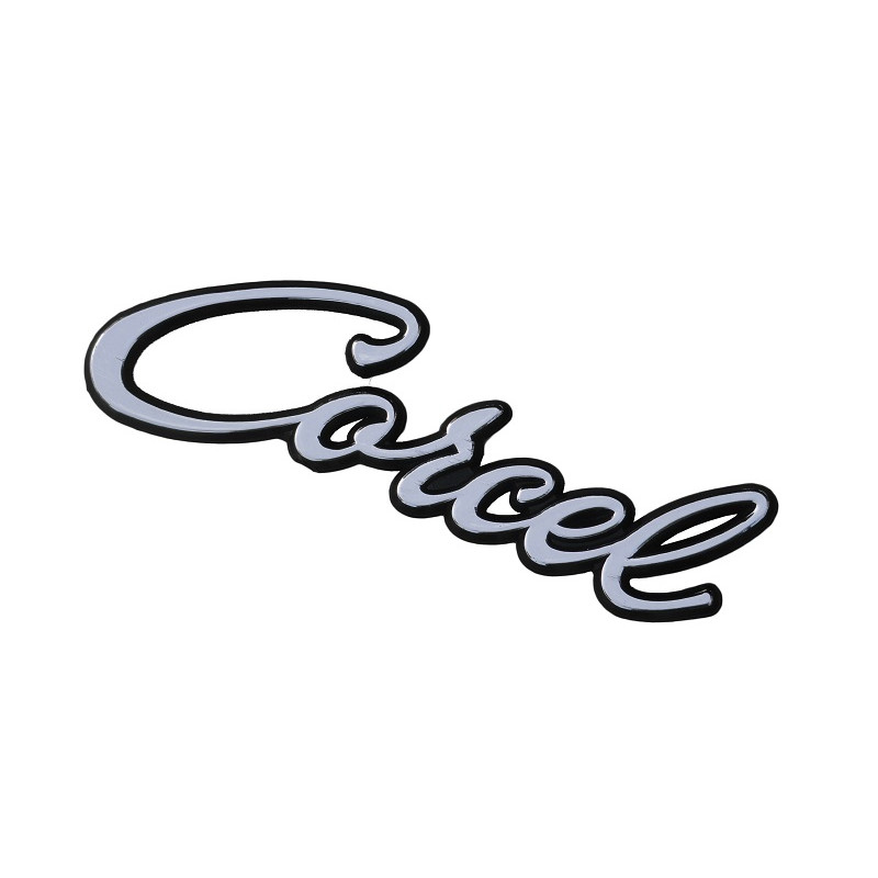 Emblema Manuscrito Corcel I Belina I até 1977 Plástico Unitário