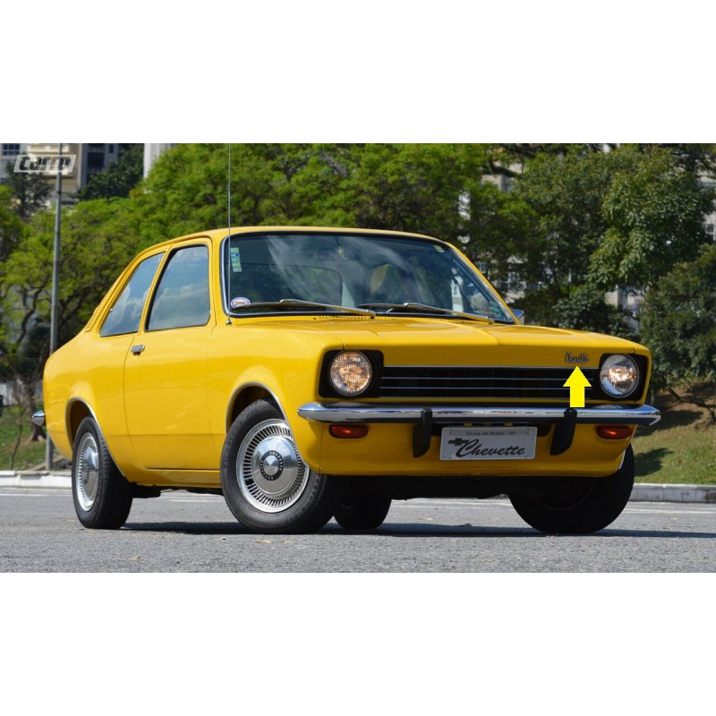 Emblema Chevette 1973 A 1979 Cromado Reprodução Nova