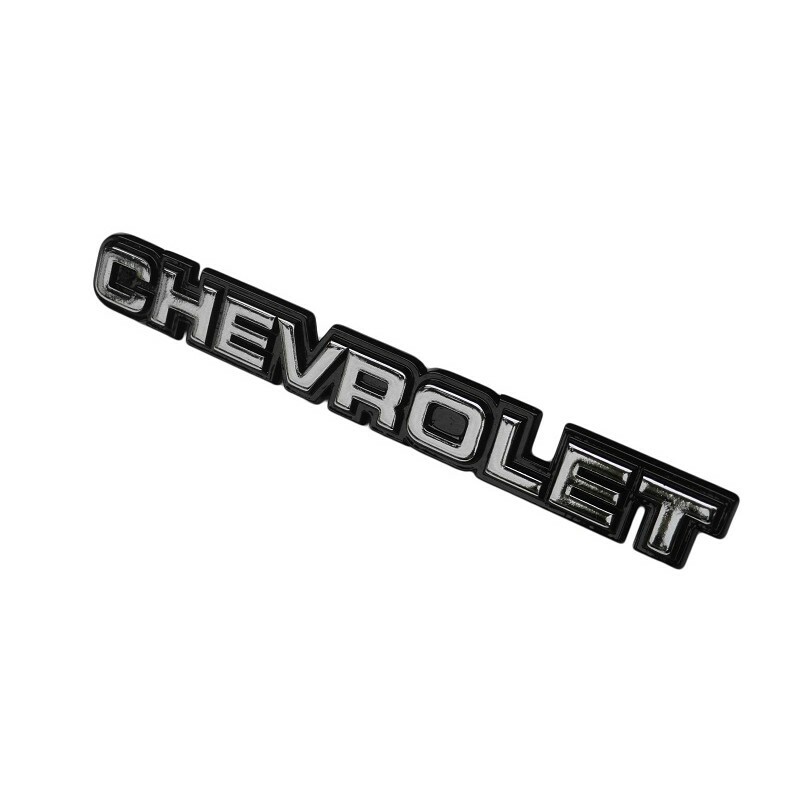Emblema Chevrolet Grade Dianteira e Tampa Traseira Opala e Caravan 1980 a 1982 - Unitário