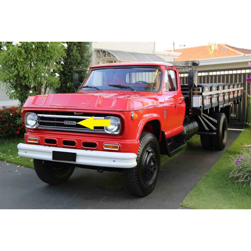 Emblema Diesel Grade Caminhão Chevrolet D-60 D-70 D-80 Novo