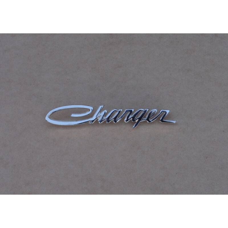 Emblema Dodge Charger Lateral Traseira e Coluna Cromado