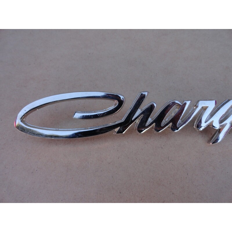 Emblema Dodge Charger Lateral Traseira e Coluna Cromado