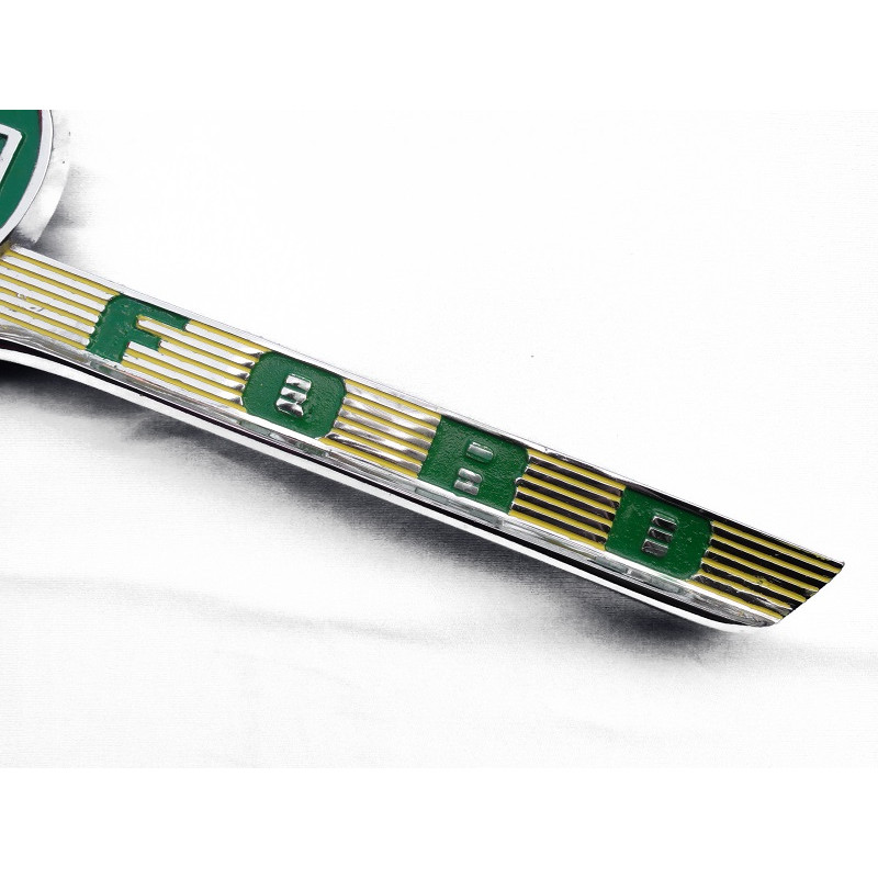 Emblema Lateral Ford F-350 58 à 61 Nacional Cromado Novo Par 