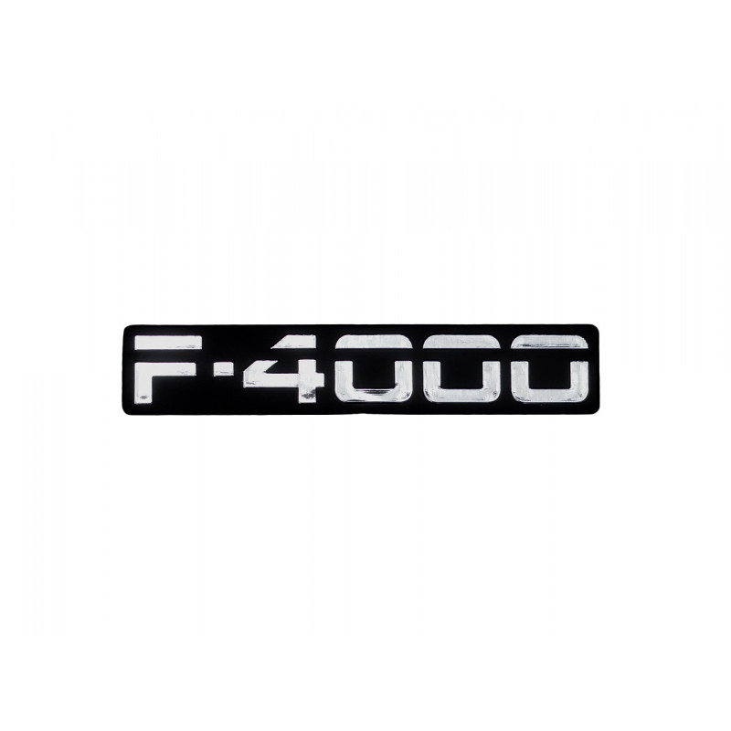 Emblema F-4000 1993 a 1995 Cromado Plástico Novo