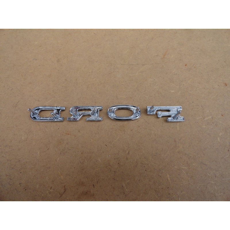 Emblema Ford Corcel Belina Maverick 73 a 77 4 Letras