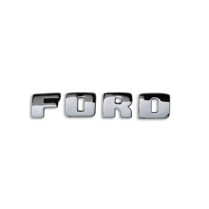 Emblema Dianteiro Letras Ford F-1 F-5 F-8 1948 a 1950 Cromado - Jogo