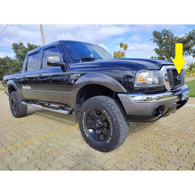 Emblema Ford Grade Dianteira F-250 1998 a 2006 Ranger 2004 a 2012 Original Novo